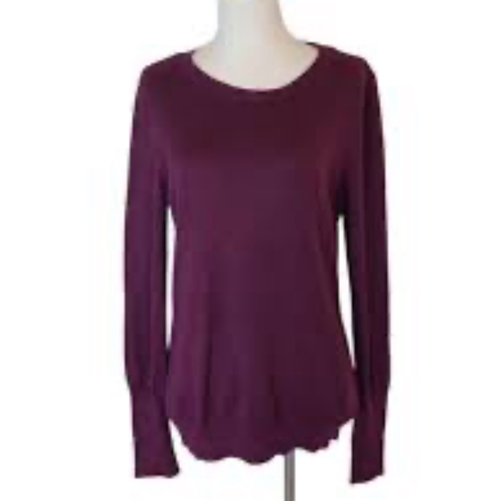Calvin Klein Lightweight Shirt Long Sleeve Top Size Medium M